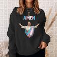 トランスジェンダー・ジーザス 誇りをもって信じ、信仰する。 スウェットシャツ 彼女への贈り物