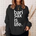 バリトンサックス サックスプレイヤー サックスフォニストギフト スウェットシャツ 彼女への贈り物