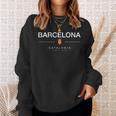 バルセロナ カタルーニャ スペイン バルセロナ お土産 ギフト 長袖tシャツ スウェットシャツ 彼女への贈り物