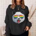 パンダ ゲイプライド Lgbt レインボーフラッグ サングラス Lgbtqギフト スウェットシャツ 彼女への贈り物