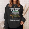 フラットアース理論 象 亀 フラットアース 面白科学 長袖tシャツ スウェットシャツ 彼女への贈り物