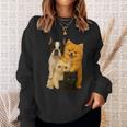 フレンチブルドッグ ポメラニアン エキゾチック ショートヘア マンチキン 猫 スウェットシャツ 彼女への贈り物