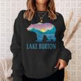 レイク・バートン 山 パープル セッティング ヒマワリ ネイチャーウッド スウェットシャツ 彼女への贈り物