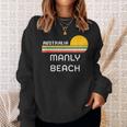 レトロ マンリービーチ オリジナル オーストラリア ヴィンテージ 70年代サンセット アート スウェットシャツ 彼女への贈り物