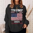 ヴィンテージ ドナルド トランプ 2024 テイク アメリカ バック 長袖tシャツ スウェットシャツ 彼女への贈り物