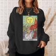 太陽のタロットカード スウェットシャツ 彼女への贈り物
