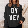 愉快なユダヤ人ユーモア Oyey ジディッシュ イスラエル ヘブライ語 ハヌカー スウェットシャツ 彼女への贈り物