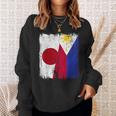 日本 フィリピン ハーフフラッグ 日本 フィリピン ジャージ スウェットシャツ 彼女への贈り物