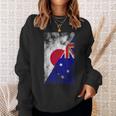 日本とオーストラリアの国旗 日本オーストラリア。 スウェットシャツ 彼女への贈り物