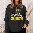 第77回ハッピーバースデーチームパーティーバースデーファミリーグループ スウェットシャツ 彼女への贈り物