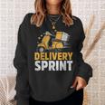 配達 スプリント 配達員 パッケージ 配達 スウェットシャツ 彼女への贈り物