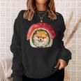 面白いtシャツ ポメラニアン 犬 イヌ 寿司 メンズ 犬好き グッズ かわいい おもしろ 面白い 服 ネタ スウェットシャツ 彼女への贈り物