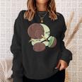 面白いキウイの鳥とキウイのフルーツキウイ、キウイの鳥好き。 スウェットシャツ 彼女への贈り物