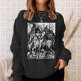 騎士と死と悪魔 アルブレヒト・デューラー1513 長袖tシャツ スウェットシャツ 彼女への贈り物