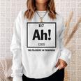 Ah The Element Ofurprise Periodic Table スウェットシャツ 彼女への贈り物