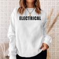 Electrical – Professional Electriciantaff Uniform スウェットシャツ 彼女への贈り物