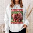Brainrot Animal Gen Alpha Meme ストロベリーエレファント スウェットシャツ 彼女への贈り物