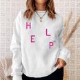 Help2 スウェットシャツ 彼女への贈り物