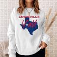 Lewisville Texas Y'All TX Pride State Map Cute Sweatshirt Unisex Gifts for Her