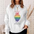 Love Wins Always Lgbt Lgbtq レインボープライド月間サポート スウェットシャツ 彼女への贈り物