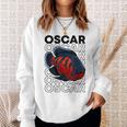 オスカーフィッシュ 80年代スタイル モンスターフィッシュキーパー 熱帯魚 スウェットシャツ 彼女への贈り物