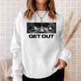 ゲット・アウト・アイズ スウェットシャツ 彼女への贈り物