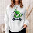 ザ・スーパーマリオギャラクシー・ムービー Yoshi Champion 長袖tシャツ スウェットシャツ 彼女への贈り物