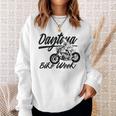 デイトナdaytona ビーチバイクウィーク レトロアンティーク調オートバイデザイン スウェットシャツ 彼女への贈り物