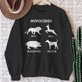 Animal Rights Hypocrisyegan スウェットシャツ 年配の女性への贈り物