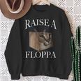 Big Floppa カラカルキャットミーム Raise A Floppa 長袖tシャツ スウェットシャツ 年配の女性への贈り物