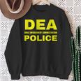 Dea 警察官 麻薬取締局 フロントプリント 長袖tシャツ スウェットシャツ 年配の女性への贈り物