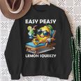 Easy Peasy レモンスクイーズ 長袖tシャツ スウェットシャツ 年配の女性への贈り物