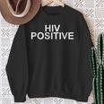For Awareness Andupport Hiv Positive スウェットシャツ 年配の女性への贈り物