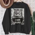 Cats Picture I Hate Peopleaying スウェットシャツ 年配の女性への贈り物