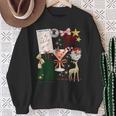 Holiday Vibes In The Holiday Spirit Sweatshirt Gifts for Old Women