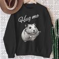 Hug Me ジャンガリアンハムスター アートデザイン 可愛い おしゃれ 動物 齧歯類 スウェットシャツ 年配の女性への贈り物