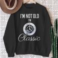 I'm Not Old I'm Classic 面白いヴィンテージ時計 メンズグラフィック 長袖tシャツ スウェットシャツ 年配の女性への贈り物