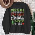 This Is My It's Too Hot Ugly Christmas Sweaters Sweatshirt Gifts for Old Women