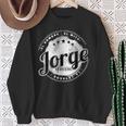 Jorge El Hombre El Mito La Leyend Jorge Nombre Camisa de entrenamiento Regalos para ancianas