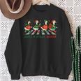 Just A Jolly Cute Goose Merry Goosemas Christmas Xmas Sweatshirt Gifts for Old Women