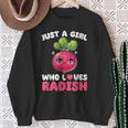 Kawaii Radish Lover Vegan Vegetarian Radish Sweatshirt Unisex Gifts for Old Women Kawaii Radish Lover Vegan Vegetarian Radish Sweatshirt Unisex Gifts for Old Women