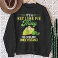 Key Lime Pie Thing レモンパイ デザート タルト フロリダパイ 長袖tシャツ スウェットシャツ 年配の女性への贈り物