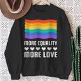 Lgbt More Equality More Lovetシャツ Lgbtq ゲイ レズビアン Lgbt スウェットシャツ 年配の女性への贈り物