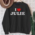 I Love Julie 私は愛する Julie スウェットシャツ 年配の女性への贈り物