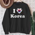 I Love Korea I Heart Korea 韓国 スウェットシャツ 年配の女性への贈り物