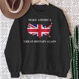 Make America Great Britain Again ドナルド・トランプ 面白いシャツ スウェットシャツ 年配の女性への贈り物