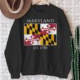 Maryland Flag 7Th Ustate 1788 Maryland Native スウェットシャツ 年配の女性への贈り物
