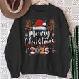 Merry Christmas 2025 Family Matching Christmas Pajamas Xmas Sweatshirt Gifts for Old Women