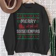 Merry Six-Sevenmas 67 Six Seven Ugly Christmas Sweatshirt Gifts for Old Women