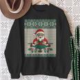 Modern Santa Drone Pilot Ugly Christmas Sweat Sweatshirt Unisex Gifts for Old Women